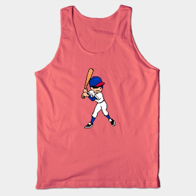 8-Bit Batter - Atlanta (Throwbacks) Tank Top by The Pixel League